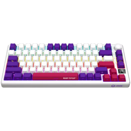 LORGAR tastatura KBP7075W, bežična 75% mehanička Gaming, bijela, EN layout