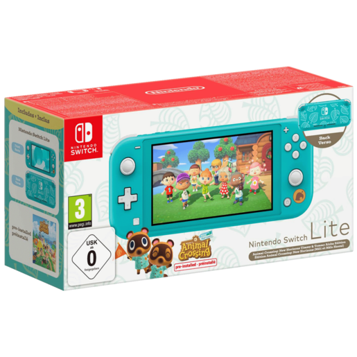 Nintendo Switch lite Console Animal Crossing Turchese Special Edition - Switch lite Console Animal Crossing