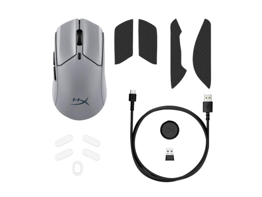 HyperX miš Pulsefire Haste 2 Pro 4K bežični Gaming sivi