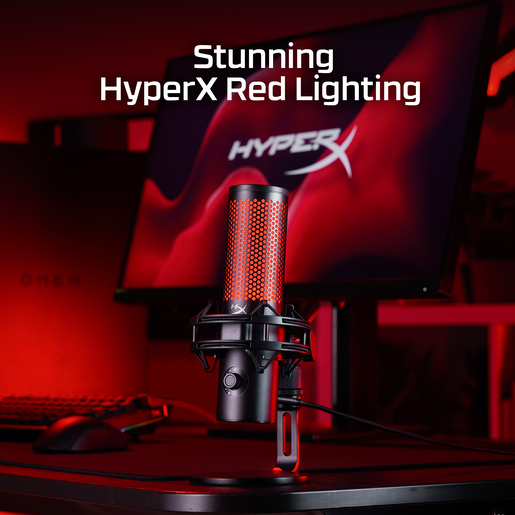HyperX mikrofon QuadCast 2USB Gaming crni