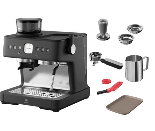 ELECTROLUX aparat za espresso kafu E8EC1-8BP, ručni + GRATIS 1.5 kg Illy kafe