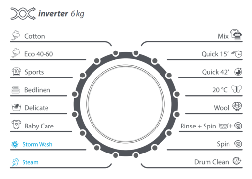 VIVAX HOME mašina za veš WFL-100616CSI