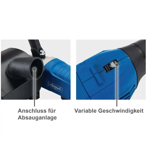 Scheppach brusilica sa rotirajućim četkama MRS1300