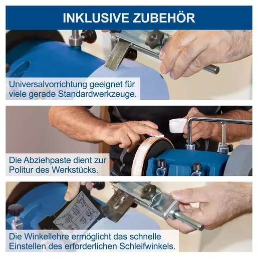 Scheppach stolna brusilica - oštrica noževa TIGER 5000S