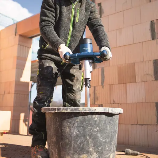 Scheppach Mješač sa dva nastavka za miješanje PM1800D