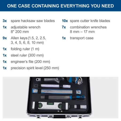 Scheppach Set alata u alu koferu 141-dijelni TB200