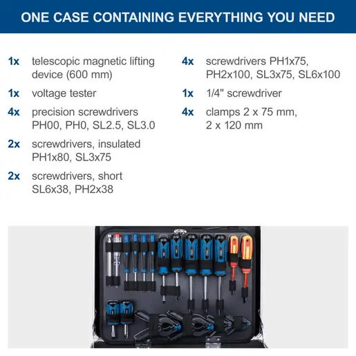 Scheppach Set alata u alu koferu 141-dijelni TB200