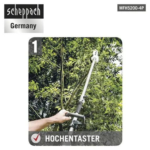 Scheppach Benzinski multifunkcionalni trimer ProCut 4u1 MFH5200-4P