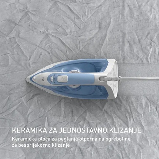 TEFAL pegla na paru FV2C41E0 Virtuo 30, 2000 W, 120 g/min