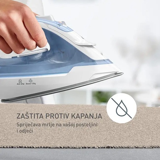 TEFAL pegla na paru FV2C41E0 Virtuo 30, 2000 W, 120 g/min