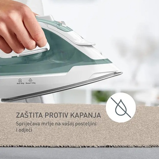 TEFAL pegla na paru FV2C42E0 Virtuo 30, 2000 W, 120 g/min