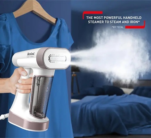 TEFAL vertikalna pegla na paru DT8720E0 Pure Force 2-u-1, 1800 W