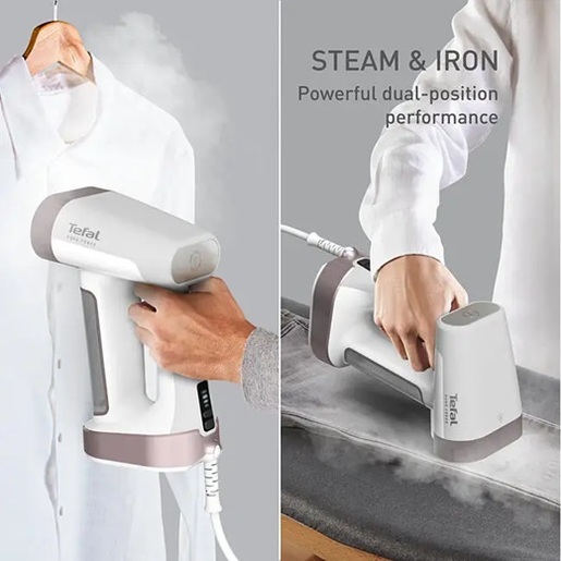 TEFAL vertikalna pegla na paru DT8720E0 Pure Force 2-u-1, 1800 W