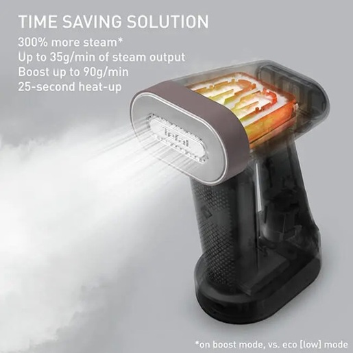 TEFAL vertikalna pegla na paru DT8720E0 Pure Force 2-u-1, 1800 W