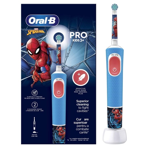 Oral-B električna četkica za zube D103 VITAL. SPIDERMAN