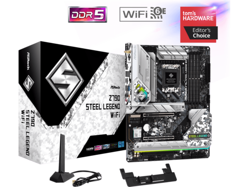 ASROCK matična ploča Z790 STEEL LEGEND WIFI Intel Z790;LGA1700;4xDDR54xDDR5;RAID;HDMI,DP;ATX