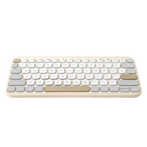 ASUS tastatura marshmallow KW100, bežična, bluetooth, bež