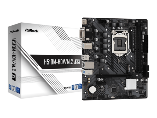 ASROCK matična ploča H510M-HDV/M.2 SE Intel H470;LGA1200;2xDDR4M.2;VGA,DVI,HDMI;micro ATX