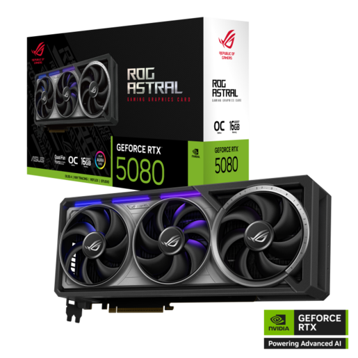 ASUS grafička kartica ROG ASTRAL Nvidia GeForce RTX 5080 O16G 16GB GDDR7 2x HDMI, 2x DP