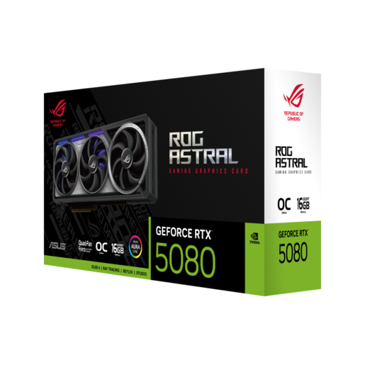 ASUS grafička kartica ROG ASTRAL Nvidia GeForce RTX 5080 O16G 16GB GDDR7 2x HDMI, 2x DP