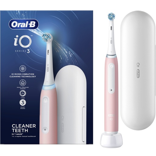Oral-B četkica za zube iO Series 3 Pink + travel case