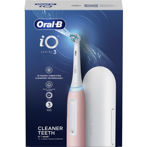 Oral-B četkica za zube iO Series 3 Pink + travel case