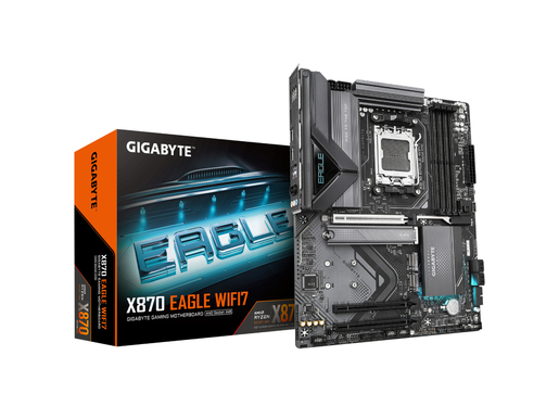 GIGABYTE matična ploča X870 Eagle WIFI7, AM5, 4xDDR5, 3xM.2, 4xSATA, 8xUSB, WIFI 7, ATX, RAID