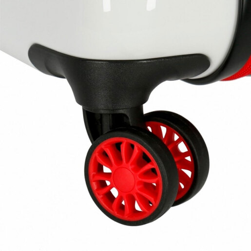 Movom kofer dječji 55 cm ABS, Always Smile 2181722, crveno/bijeli