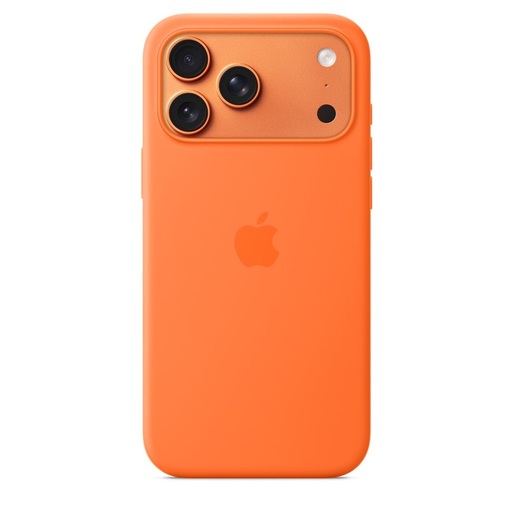 Apple iPhone 17 Pro Max Silicone Case s MagSafe – Orange (mgfl4zm/a)