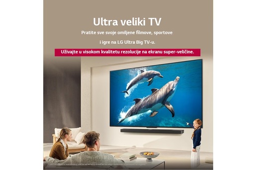 LG QNED televizor 65QNED84A3C, 4K Ultra HD, Smart TV, webOS 25, HDR10/HLG, α7 AI procesor 4K Gen8, Local Dimming, Crni