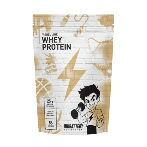 BATTERY REBEL WHEY PROTEIN, 1800g, Vanilla