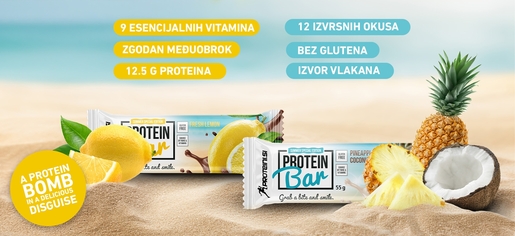 Proteini.si Protein Bar - proteinska čokoladica – Sladoled vanilija, 50g