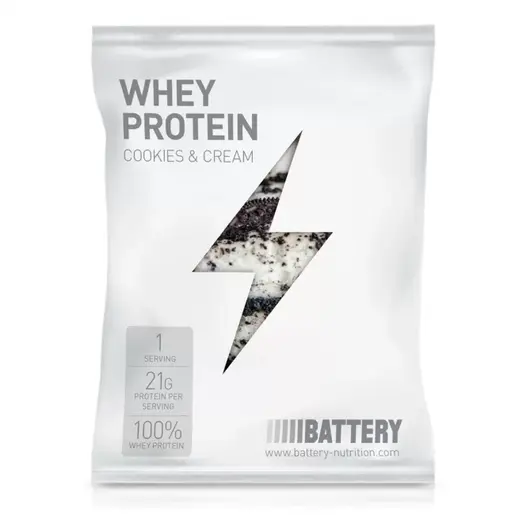 Battery Whey Protein, 30g, kolačići i krema – sirutka protein u prahu