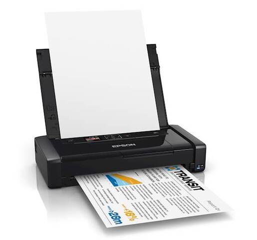 EPSON printer WorkForce WF-100W mobilni, USB, Wi-Fi, crni
