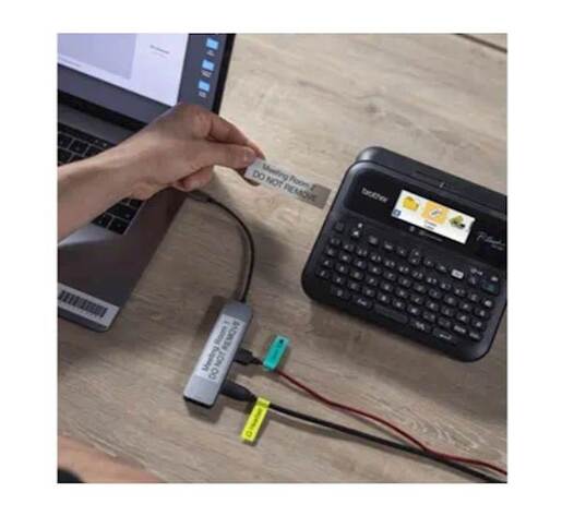 BROTHER printer za naljepnice PTD610BTVP crni