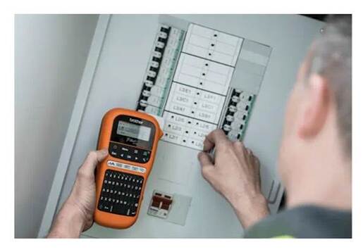 BROTHER printer za naljepnice PT-E110VP narandžasti