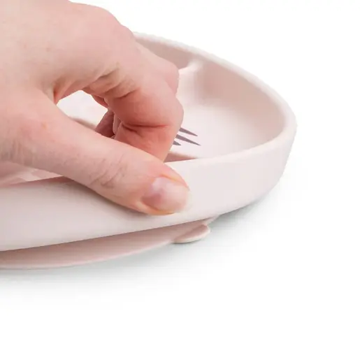 Done by Deer Stick&Stay silikonski tanjir s pregradama - Playground Powder