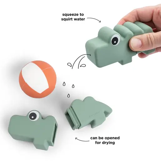 Done by Deer Squirter igračka za kupanje – Croco Green