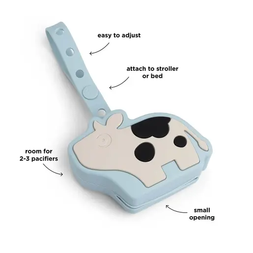 Done by Deer silikonska kutijica za cucle - Dotti Blue