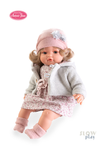 Antonio Juan lutka BENI sa zimskim kaputom 42cm