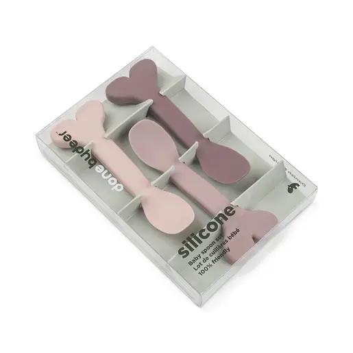 Done by Deer Set od 3 silikonske kašikice – Wally Powder