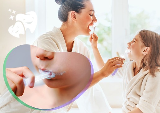 Neno Tutti – Električna četkica za zube za djecu (3-6 god.) Violet