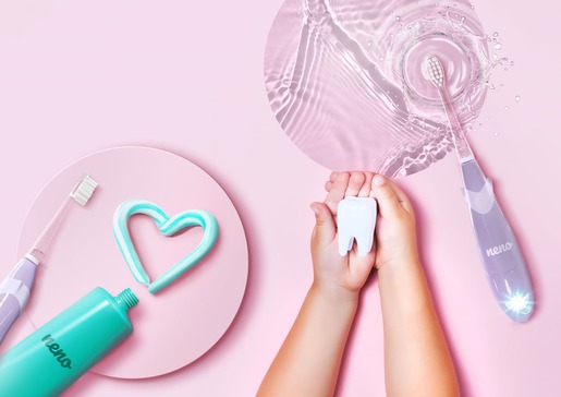 Neno Tutti – Električna četkica za zube za djecu (3-6 god.) Violet