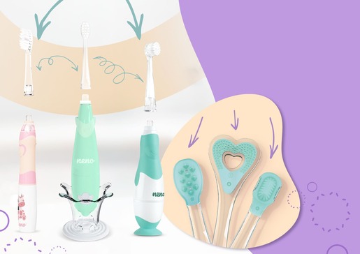 Neno Tutti – Električna četkica za zube za djecu (3-6 god.) Violet