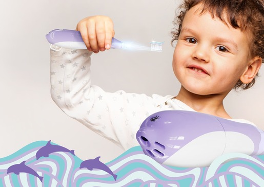 Neno Tutti – Električna četkica za zube za djecu (3-6 god.) Violet