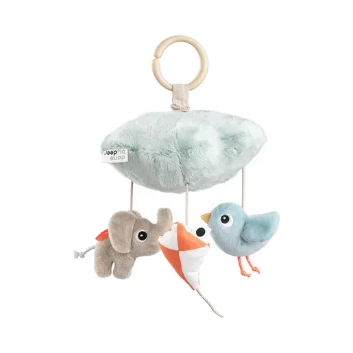 Done by Deer Muzički vrtuljak za krevetić - Playground blue