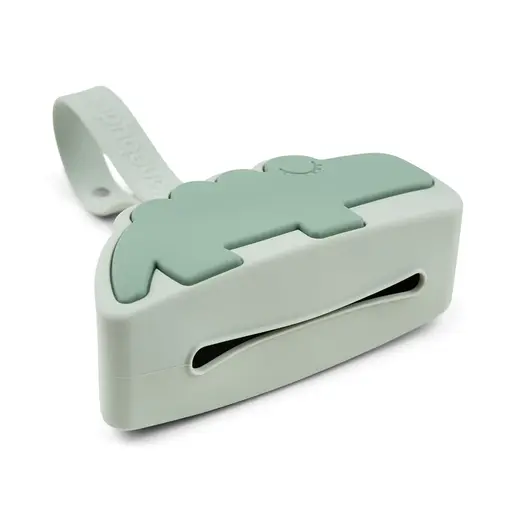 Done by Deer silikonska kutijica za cucle - Croco Green