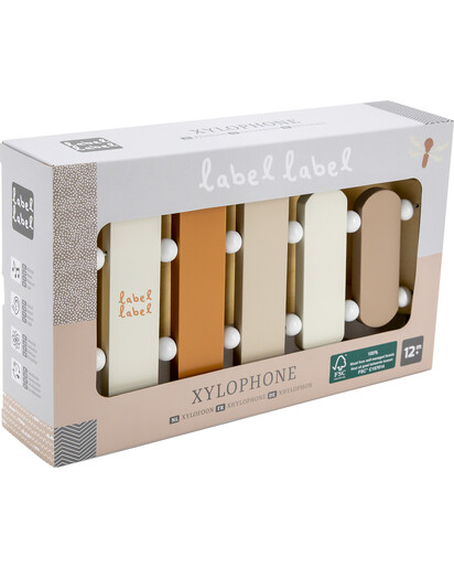 Label Label Drveni Ksilofon - Nougat