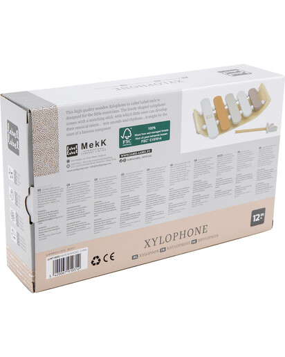 Label Label Drveni Ksilofon - Nougat