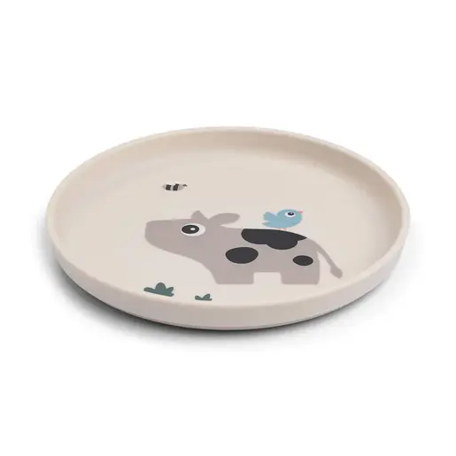 Done by Deer Foodie protuklizni tanjir - Tiny farm Sand